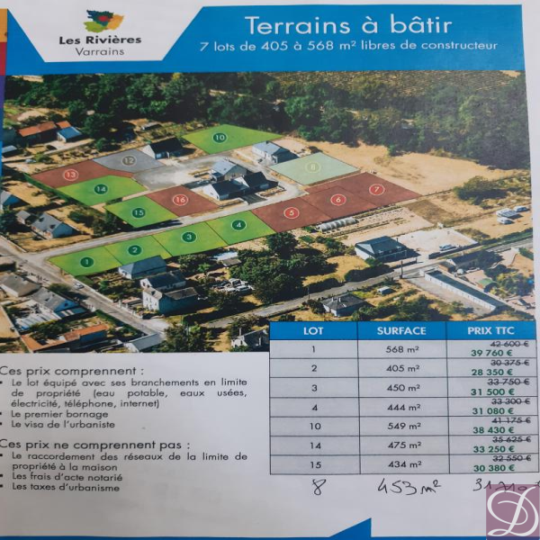 Offres de vente Terrain Varrains 49400